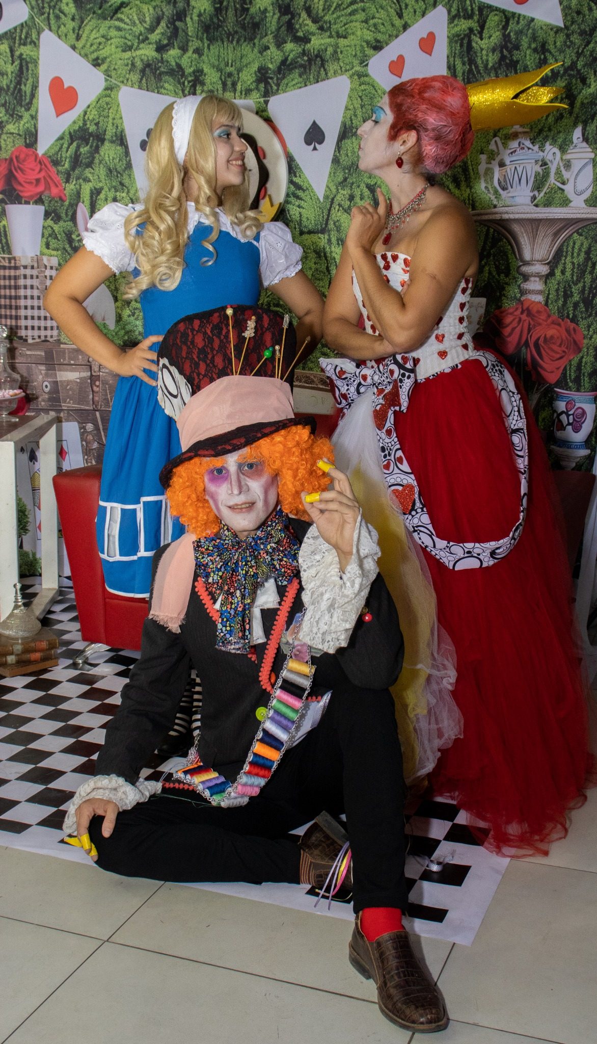 Ambientación temática con personajes para eventos